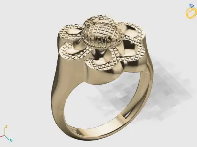 Women Plain Ring STL Models Womens Ring 3dmodels 3D print model 3D print model 42