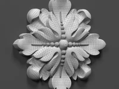 Decor decorative flower 3D model