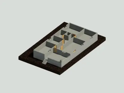 Village House Revit 3D model