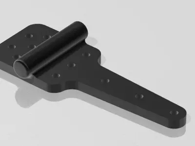 1 Scale  Door Lock Wooden Boxcar Live Steam 3D print model