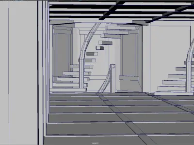 Game-Ready Mansion 3D Model for Unreal Engine  Low-poly 3D model