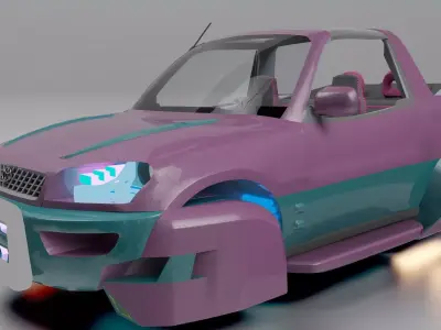 Toyota RAV4 Cabrio 98 VLE 2048 3D model