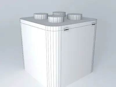 Chest / LEGO box Free 3D model