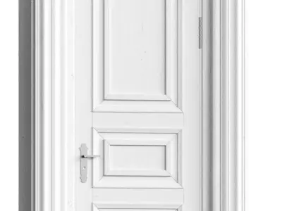 Classic doors set 3D model