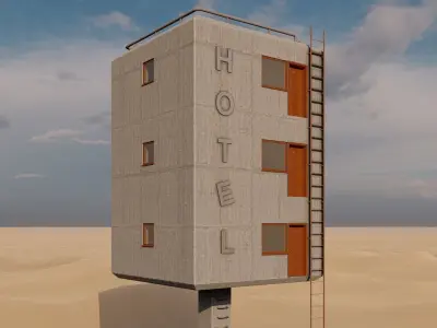 Hotel 3D model