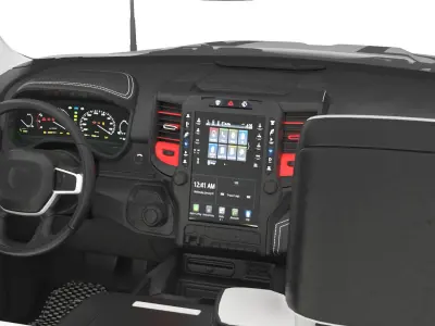 Police Paddy Wagon Dodge RAM 1500 With Interior 3D model