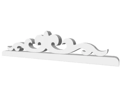 Window Header 1 3D model