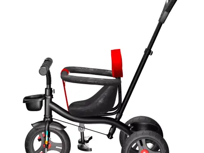 Kids Tricycle 3d Model 3D model