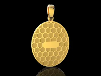 JESUS With Diamonds Pendant 3D print model