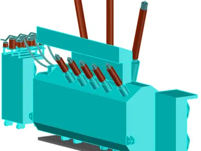 Power Transformer 3D print model