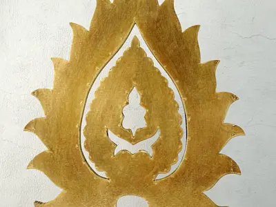 Small Leaf-Design Table Decor 3D model