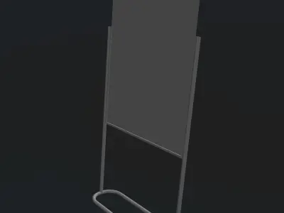 Cavalete visual para marketing Free 3D model