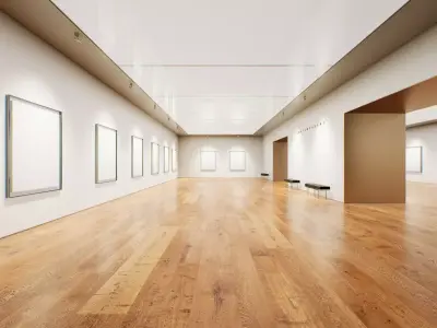 Art Gallery 007 UE4 3D model