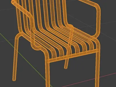 Pipe Chair  Free 3D model