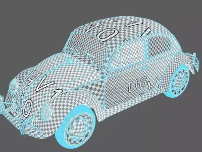 classic volkswagen beetle 3D model