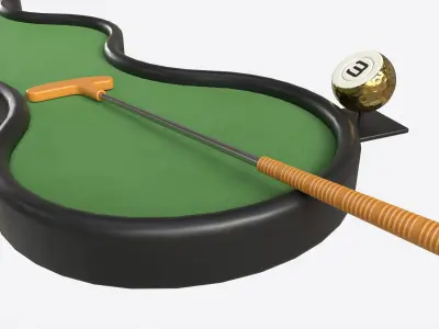 Miniature Golf Course 03 3D model