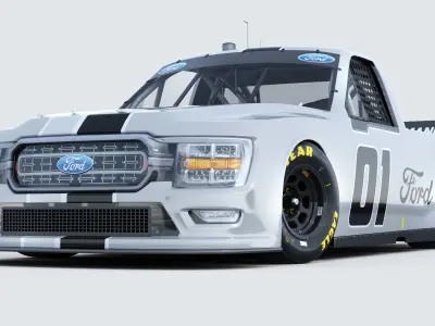 Nascar F-150 Trucks 2022  template 3D model