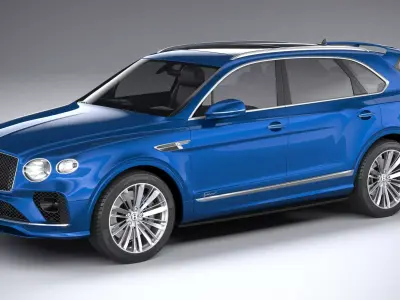 Bentley Bentayga Speed 2021 3D model