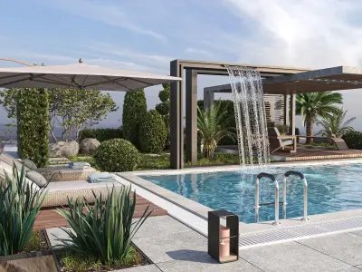 Swimming Pool 10 3D model