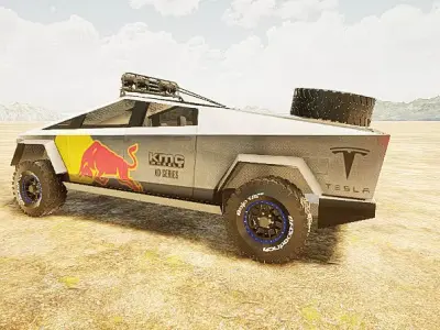 3d Twinmotion Car model - Tesla Truck 2020 3D model