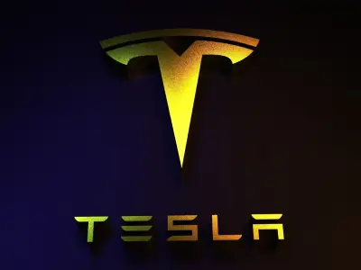 Tesla logo Free 3D model