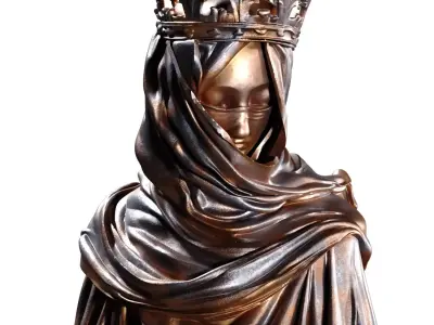 Saint Spiritual Religious Figurine 760 3D model