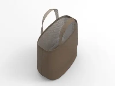 Beach Bag Low-poly 3D model