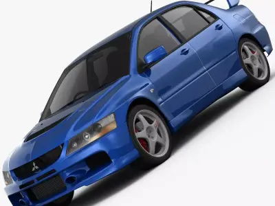 Mitsubishi Lancer Evolution 9 GT 2006 3D model