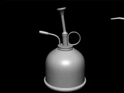 50 Oil Cans Base Mesh Pack Low-poly 3D model