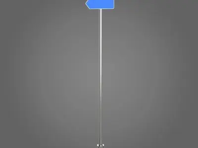 23 Street Signs 3D model