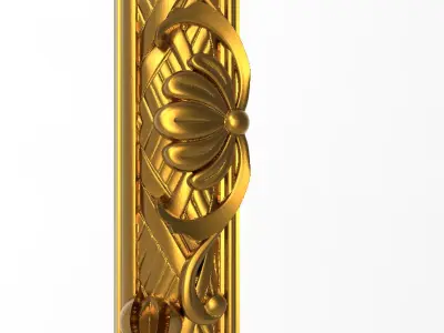 Carved Picture Frame 3D model