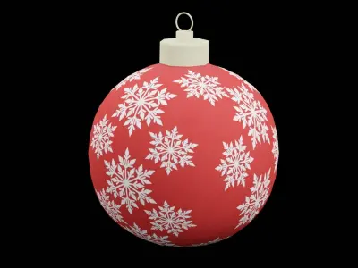 Christmas Ball Low-poly 3D model