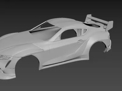 Toyota Supra 2020 Tuning  Body For Print 3D print model