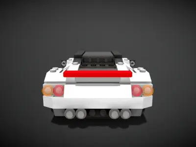 Lego Highway Speedster Car 3D model