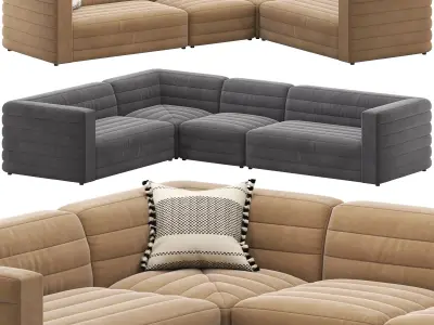 CB2 Strato Sofa Sectional 3D model