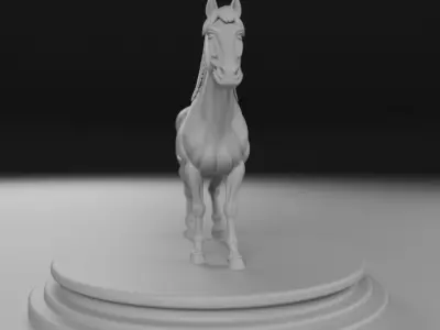 horse 3D print model