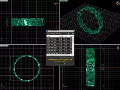 Arabic Tire Ring 3D print model