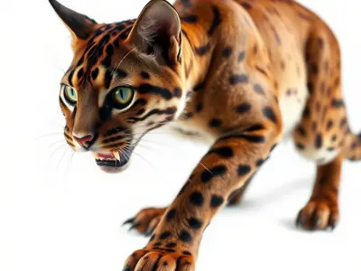 Wildcat Model Pack Low-poly 3D model