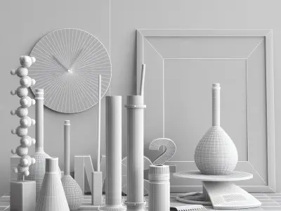 In the Laboratory 01 3D model