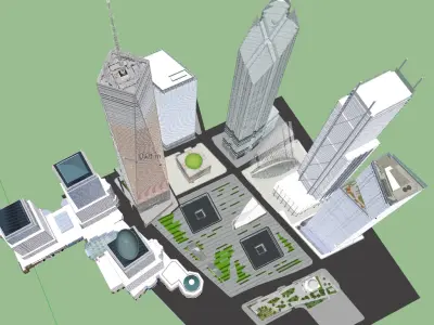 One World Trade Center Area 3D model