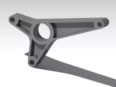 Generic Front Engine Mount CAD Model for Mechanical Design 3D print model