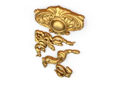 Classic decor ornament 294 3D model