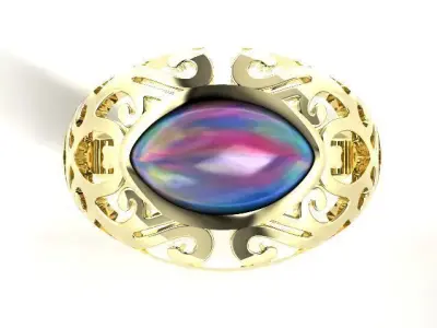 Eye Ring 3D print model