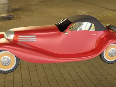 classic car model 3D model