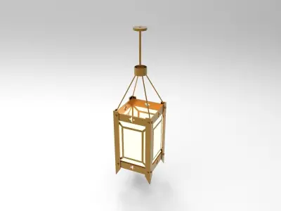 lantern N hanging 3D model