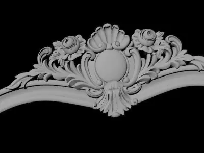 bed headboard 3D model purchase
