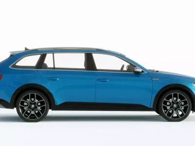 Skoda Superb Scout 2020 3D model