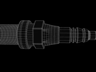 simple automative spark 3D model