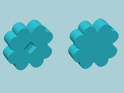 Manju Stamp 10 - Japanese Sweet Mold Traditional Decoration 3D print model