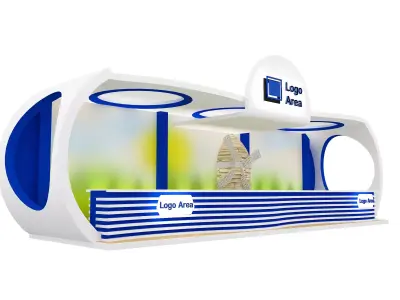 Booth Exhibition Stand a30 3D model